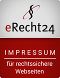 Erecht24 siegel impressum rot